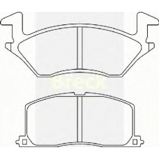 21948 00 C BRECK Комплект тормозных колодок, дисковый тормоз