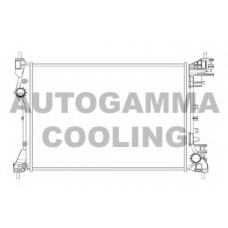 105365 AUTOGAMMA Радиатор, охлаждение двигателя