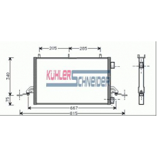 1824201 KUHLER SCHNEIDER Конденсатор, кондиционер