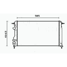 RM0425 EQUAL QUALITY Радиатор, охлаждение двигателя