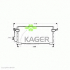 94-5061 KAGER Конденсатор, кондиционер