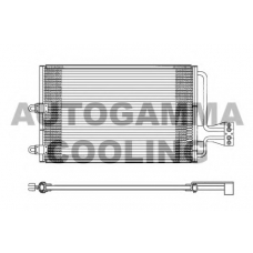 101582 AUTOGAMMA Конденсатор, кондиционер