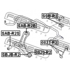 SAB-R2S FEBEST Подвеска, рычаг независимой подвески колеса