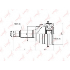 CO-7328 LYNX Co-7328 шрус наружный suzuki baleno 1.3 95-02