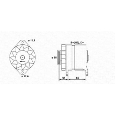 943321099010 MAGNETI MARELLI Генератор