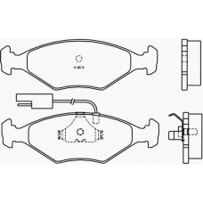 T1029 PAGID Комплект тормозных колодок, дисковый тормоз