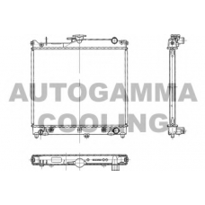 103064 AUTOGAMMA Радиатор, охлаждение двигателя