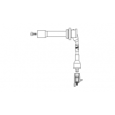6A66E36 BREMI Провод зажигания