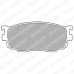 LP1527 DELPHI Комплект тормозных колодок, дисковый тормоз