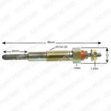 HDS394 DELPHI Свеча накаливания