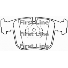 FBP1555 FIRST LINE Комплект тормозных колодок, дисковый тормоз
