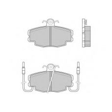 12-0201 E.T.F. Комплект тормозных колодок, дисковый тормоз