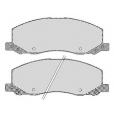 963.0 RAICAM Комплект тормозных колодок, дисковый тормоз