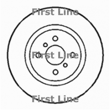 FBD1257 FIRST LINE Тормозной диск