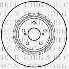 BBD5229 BORG & BECK Тормозной диск
