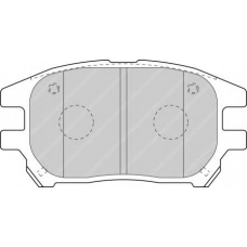 FDB1697 FERODO Комплект тормозных колодок, дисковый тормоз