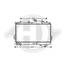 8682586 DIEDERICHS Радиатор, охлаждение двигателя