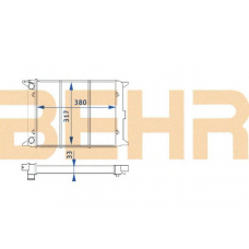 2110268 BEHR Radiator