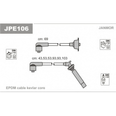 JPE106 JANMOR Комплект проводов зажигания