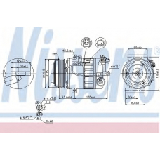 89394 NISSENS Компрессор, кондиционер