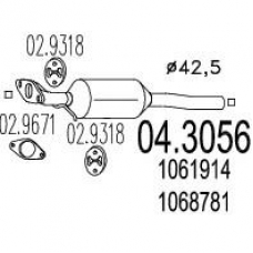 04.3056 MTS Катализатор