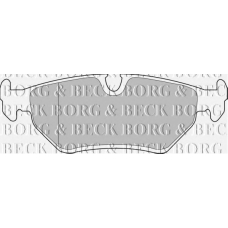 BBP1556 BORG & BECK Комплект тормозных колодок, дисковый тормоз