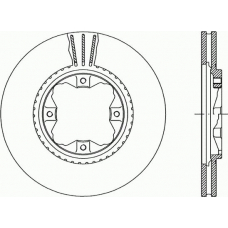 BDR1220.20 OPEN PARTS Тормозной диск