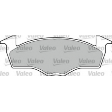 598805 VALEO Комплект тормозных колодок, дисковый тормоз