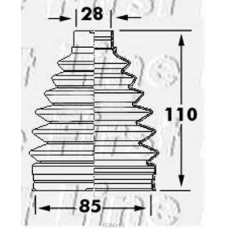 FCB6119 FIRST LINE Пыльник, приводной вал