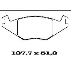 BL1170B3 FTE Колодки тормозные