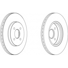 DDF1195 FERODO Тормозной диск