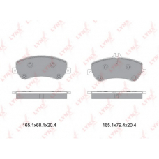 BD-5354 LYNX Bd-5354 колодки тормозные передние mercedes-benz glk200d-350d(x204) 08>