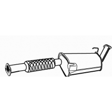 617733 FONOS Средний глушитель выхлопных газов