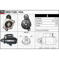 DRS1100 DELCO REMY Стартер