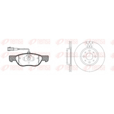 8587.03 REMSA Комплект тормозов, дисковый тормозной механизм