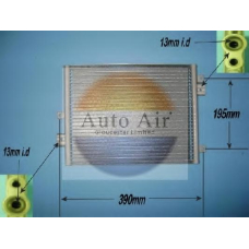 16-1264 AUTO AIR GLOUCESTER Конденсатор, кондиционер