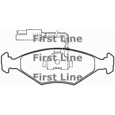 FBP1231 FIRST LINE Комплект тормозных колодок, дисковый тормоз