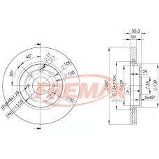 BD-4700 FREMAX Тормозной диск