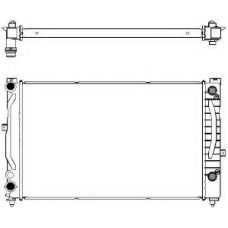 3061-1001 SAKURA  Automotive Радиатор, охлаждение двигателя