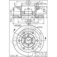 BS 7545 BRECO Тормозной диск