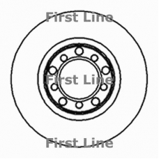FBD207 FIRST LINE Тормозной диск