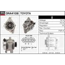 DRA4106 DELCO REMY Генератор