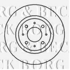 BBD5037 BORG & BECK Тормозной диск