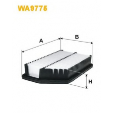 WA9775 WIX Воздушный фильтр