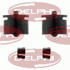 LX0082 DELPHI Комплектующие, колодки дискового тормоза