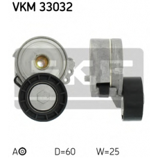 VKM 33032 SKF Натяжной ролик, поликлиновой  ремень
