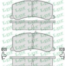 05P665 LPR Комплект тормозных колодок, дисковый тормоз