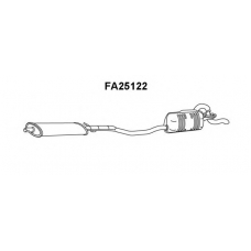 FA25122 VENEPORTE Глушитель выхлопных газов конечный