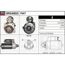 DRS4803 DELCO REMY Стартер