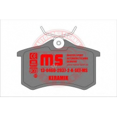 13-0460-2937-2-C-SET MASTER-SPORT Комплект тормозных колодок, дисковый тормоз